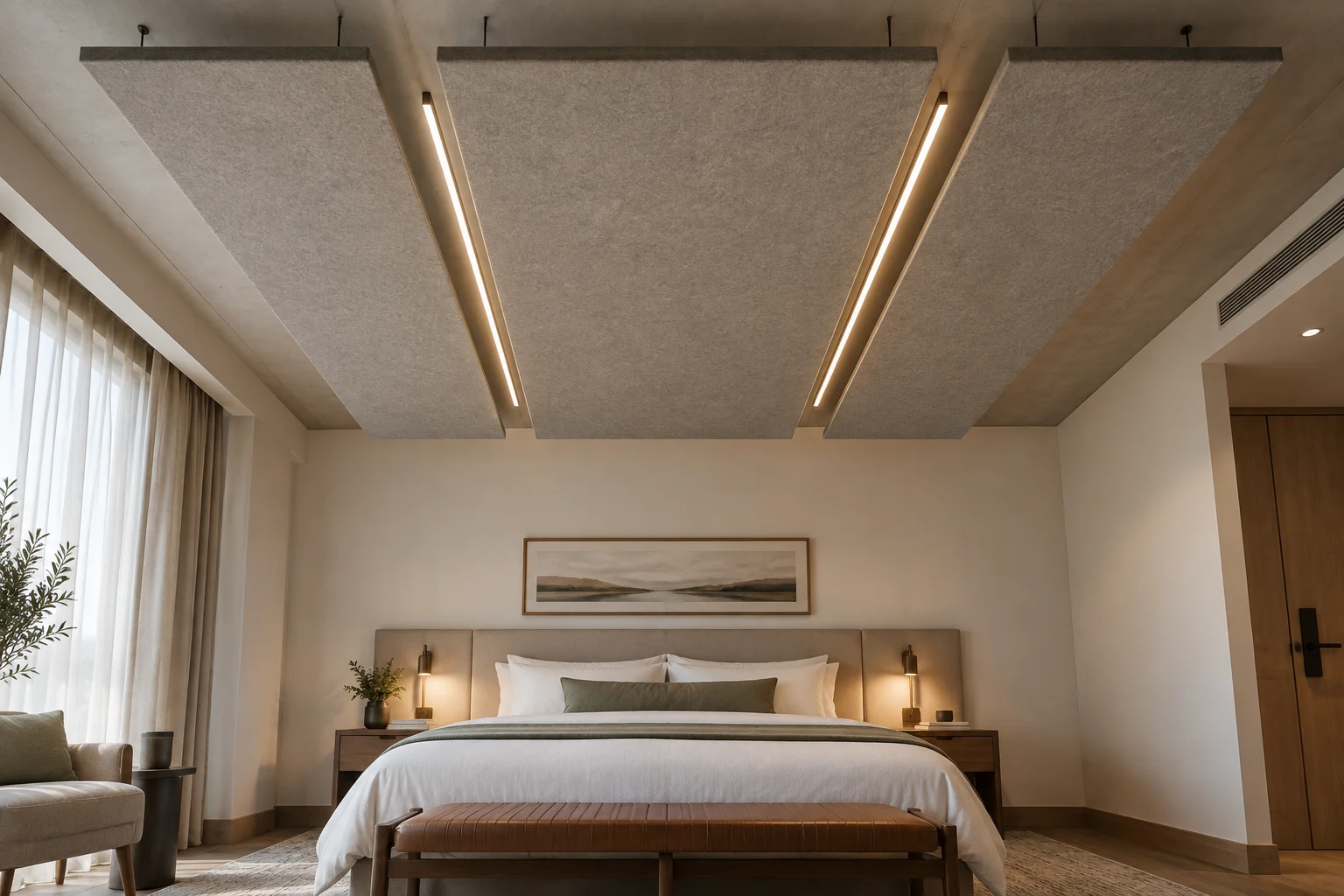 Acoustic Ceiling — Acoustic Islands — C5-CL-HT-GR-006