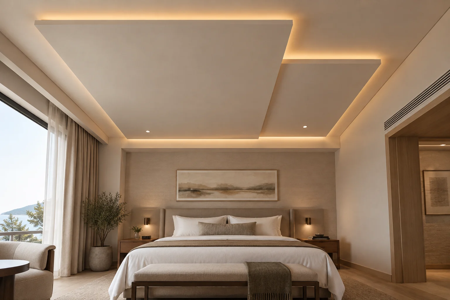 Decorative Gypsum — Offset Planes — C5-CL-HT-GR-008