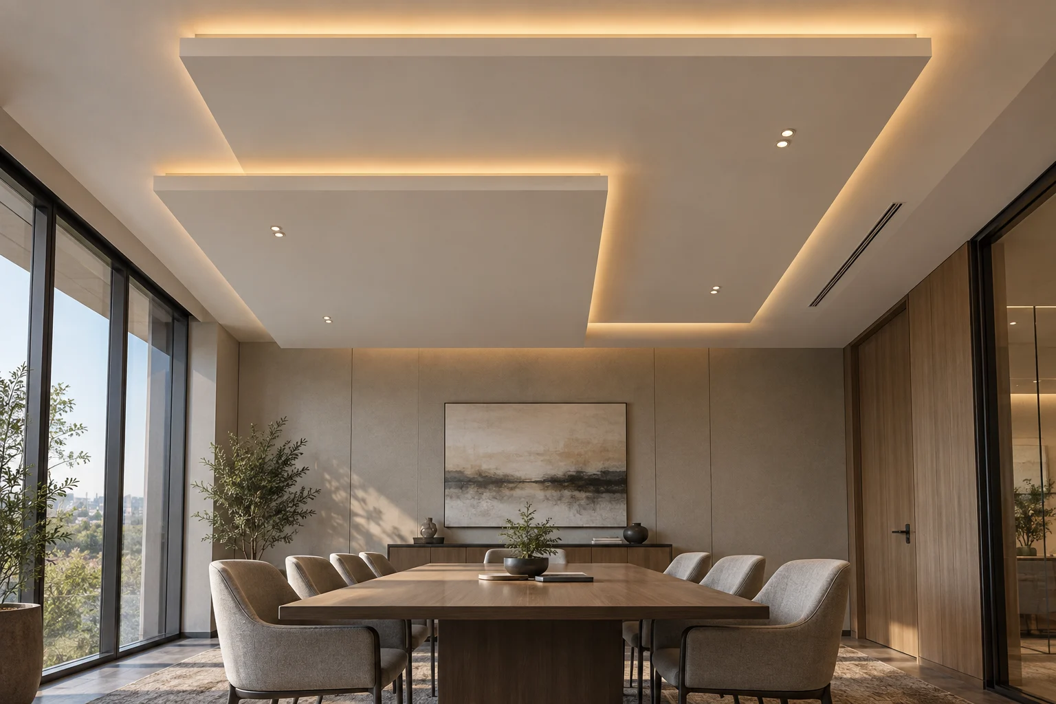 Decorative Gypsum — Offset Planes — C5-CL-OF-CF-008