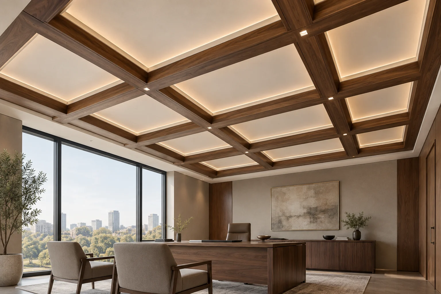 Veneer and Timber — Walnut Coffers — C5-CL-OF-EX-005