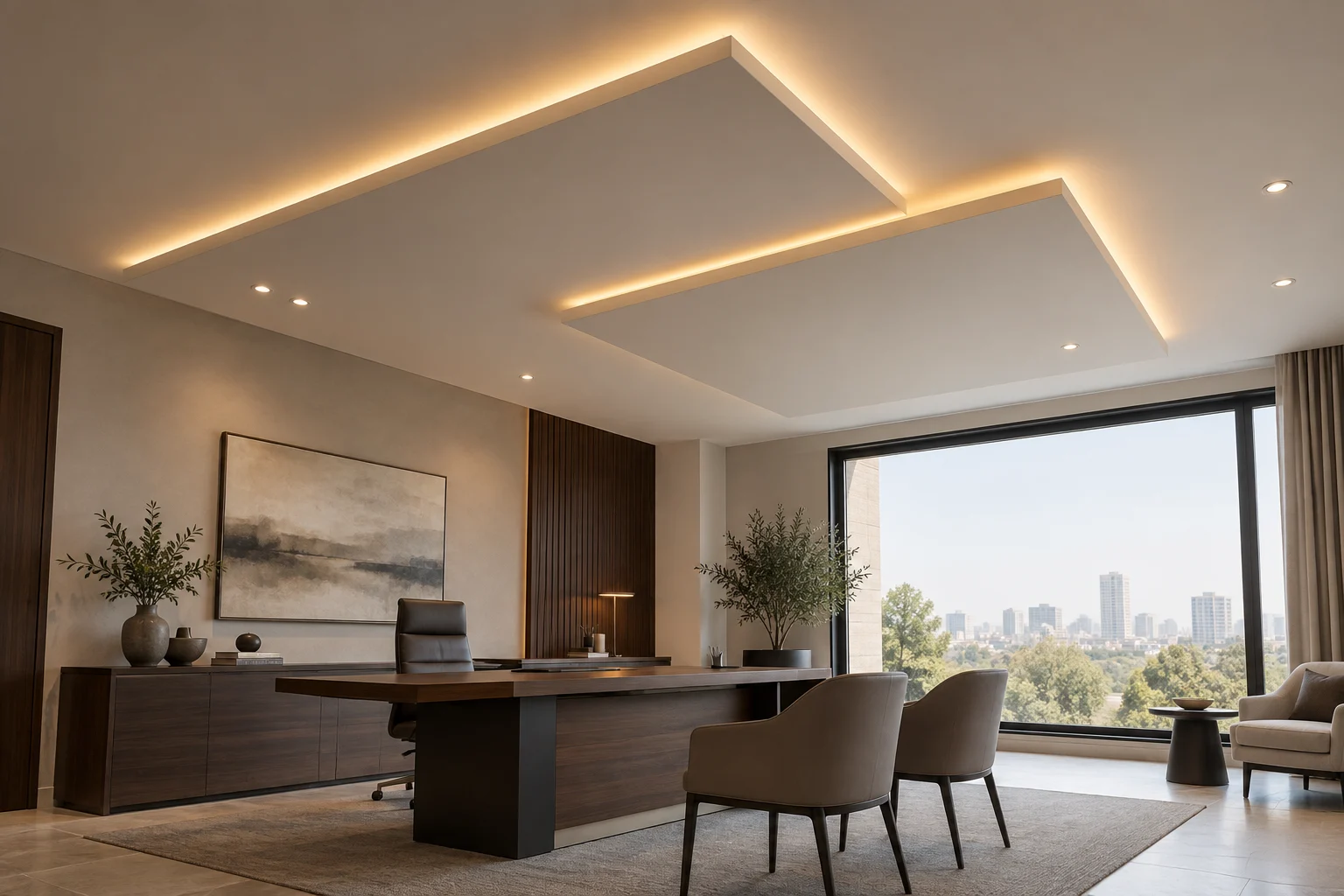 Decorative Gypsum — Offset Planes — C5-CL-OF-EX-008
