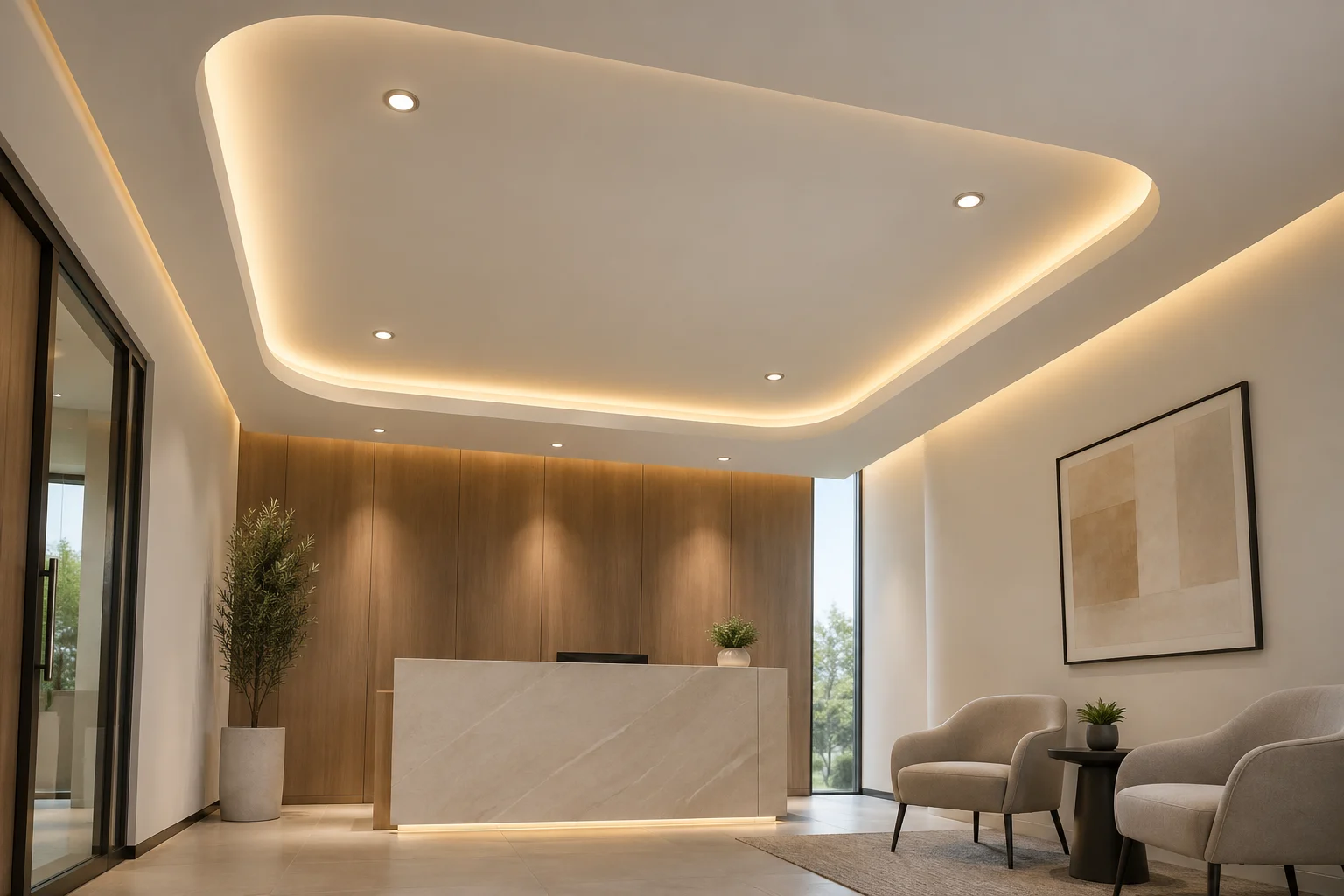 Decorative Gypsum — Soft Radius — C5-CL-OF-RC-004