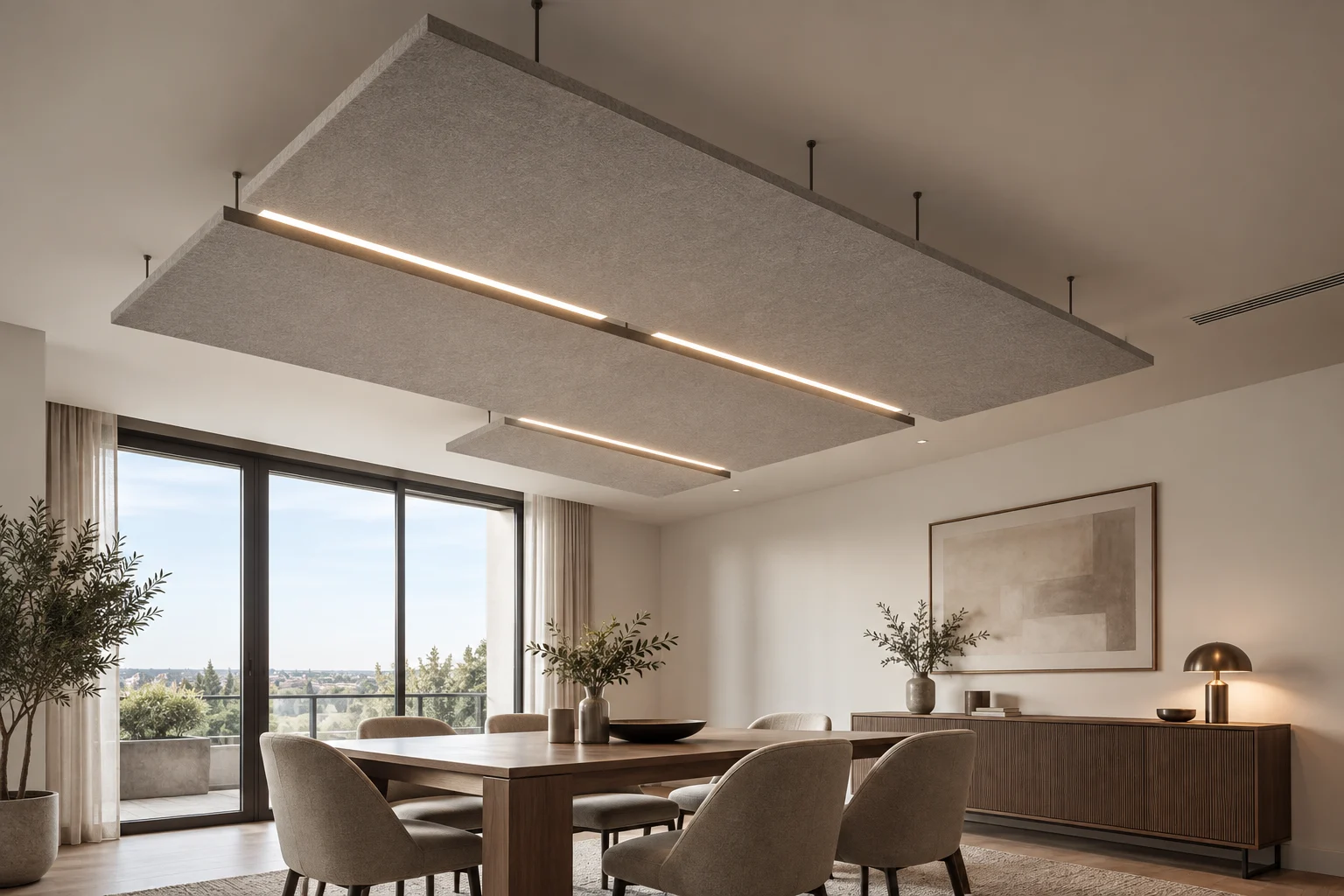Acoustic Ceiling — Acoustic Islands — C5-CL-RS-DN-006
