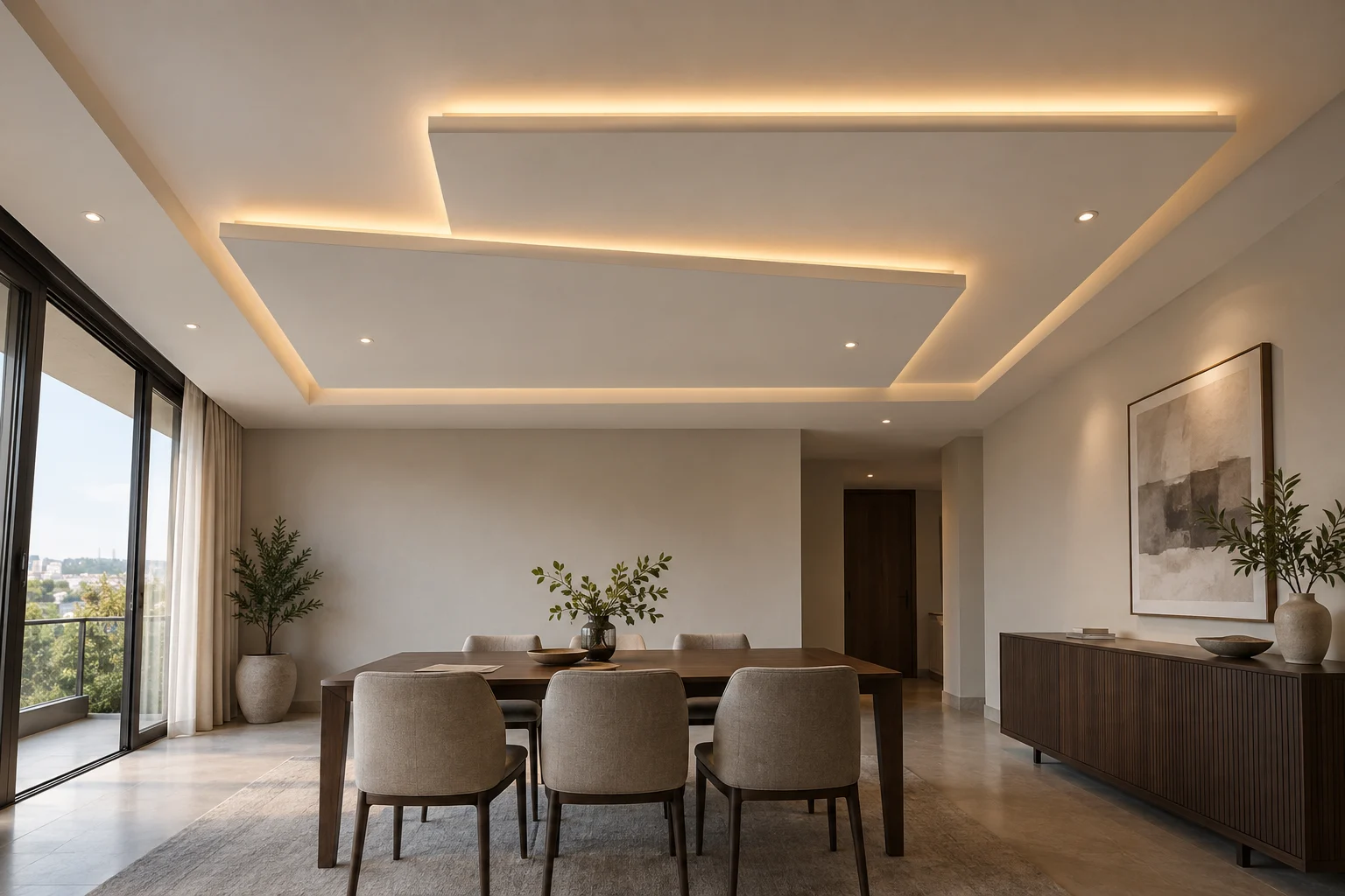 Decorative Gypsum — Offset Planes — C5-CL-RS-DN-008