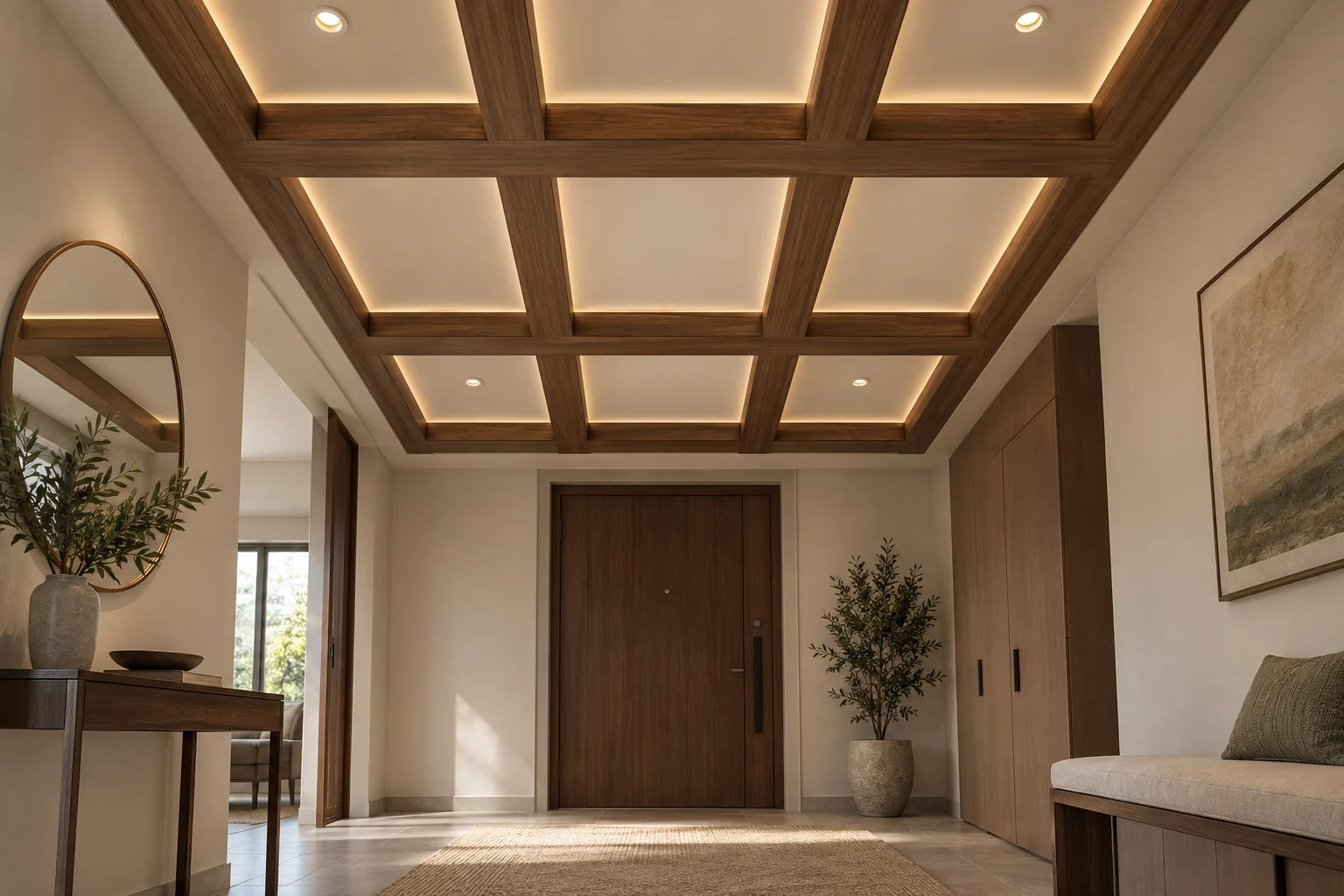 Veneer and Timber — Walnut Coffers — C5-CL-RS-FY-005