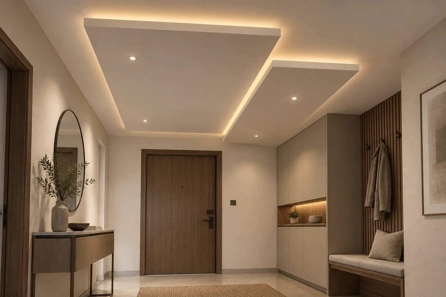 Decorative Gypsum — Offset Planes — C5-CL-RS-FY-008