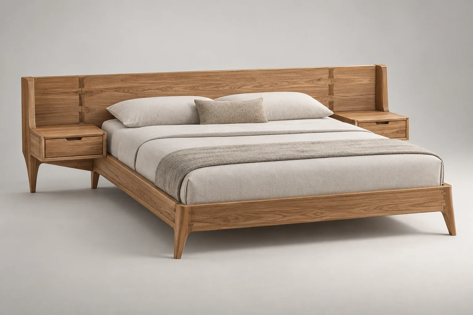 Bed and Headboard — Timber Craft — C5-HT-BD-010