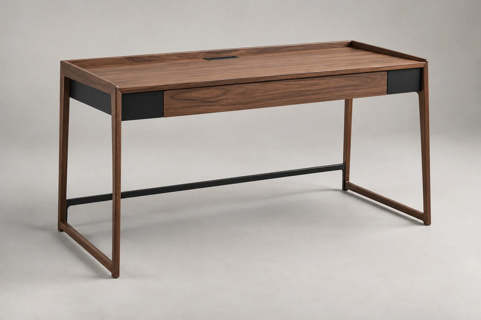 Writing Desk — Walnut Frame — C5-HT-DS-003