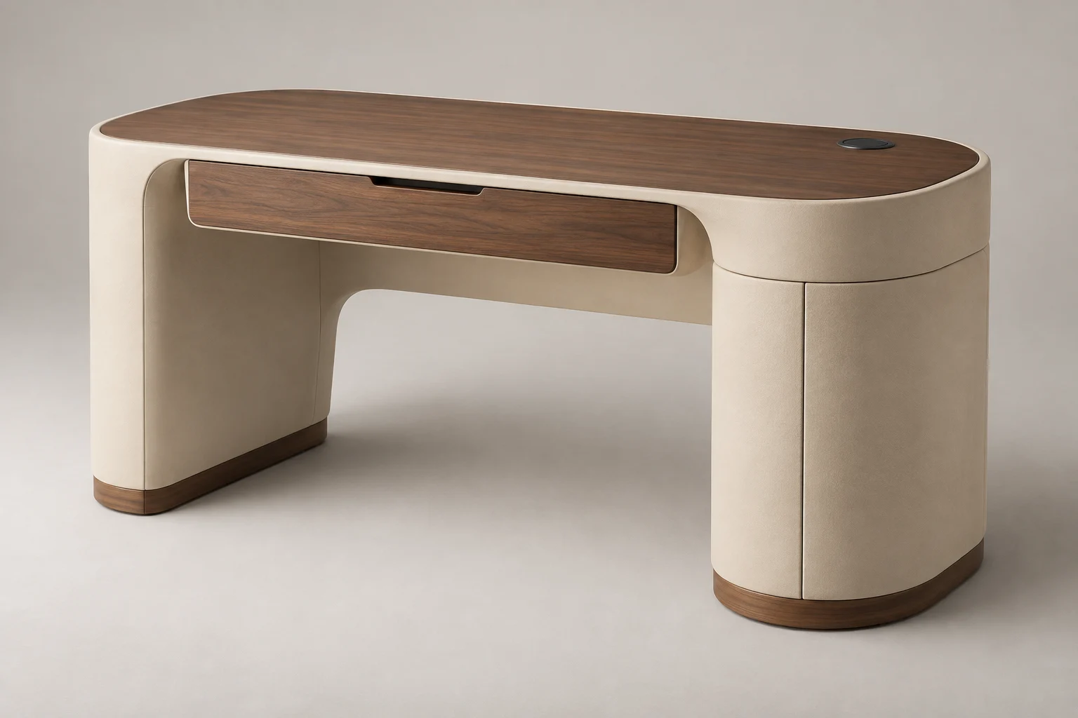 Writing Desk — Sculpted Cream — C5-HT-DS-009