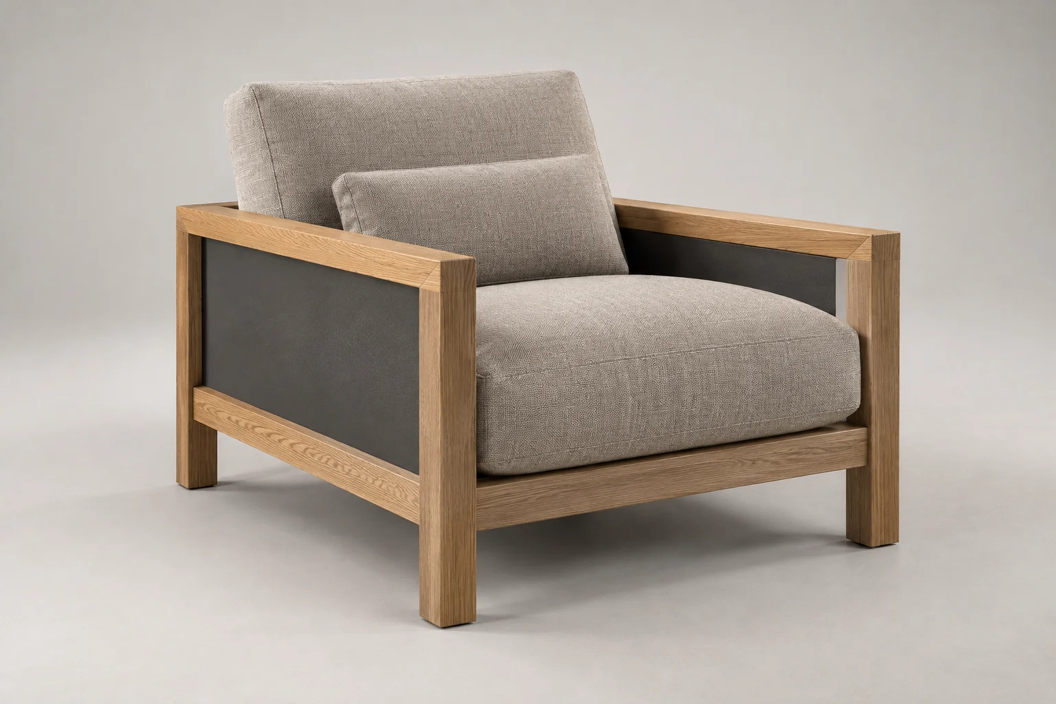 Lounge Chair — Linear Oak — C5-HT-LC-001