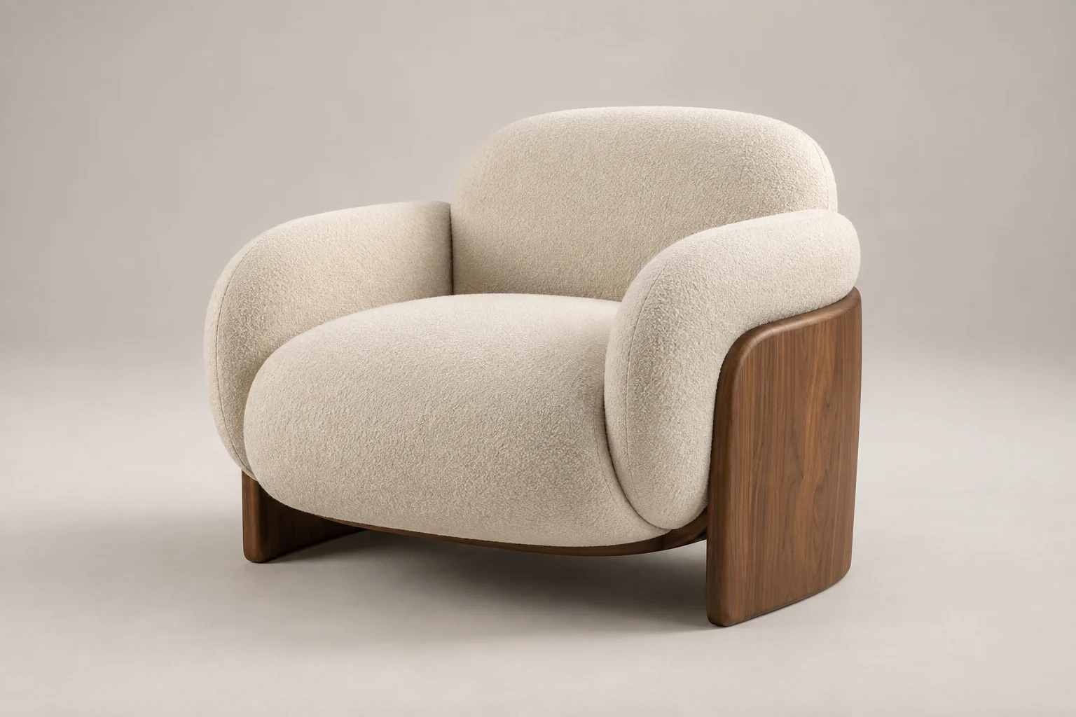 Lounge Chair — Sculpted Cream — C5-HT-LC-009