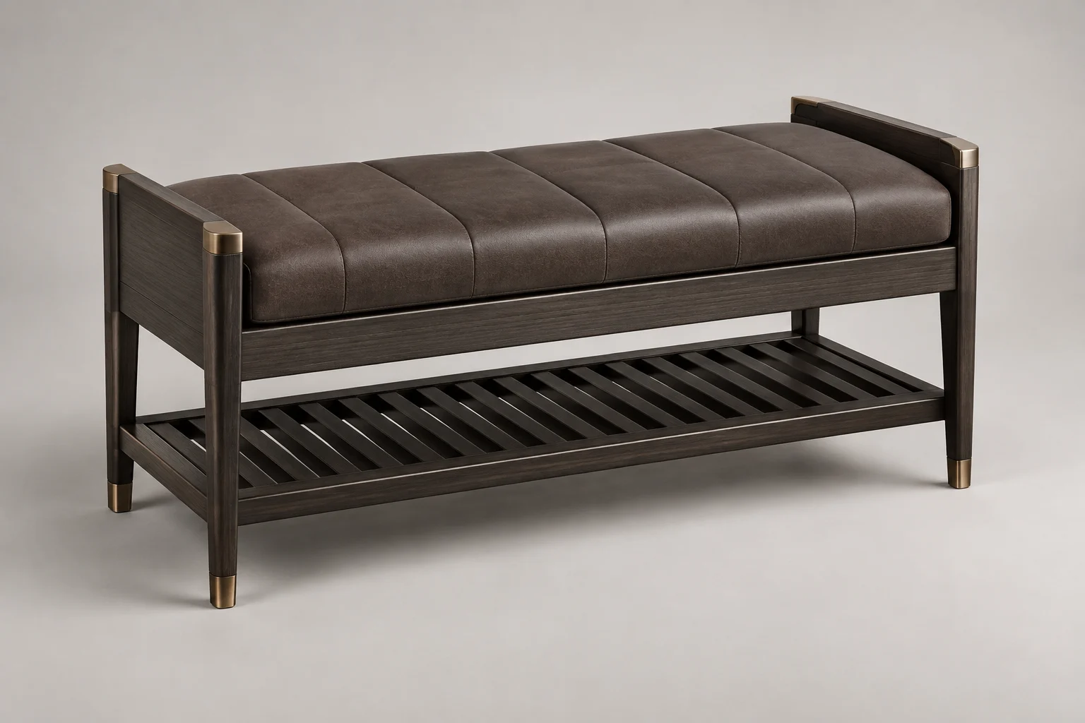 Luggage Bench — Dark Bronze — C5-HT-LD-005