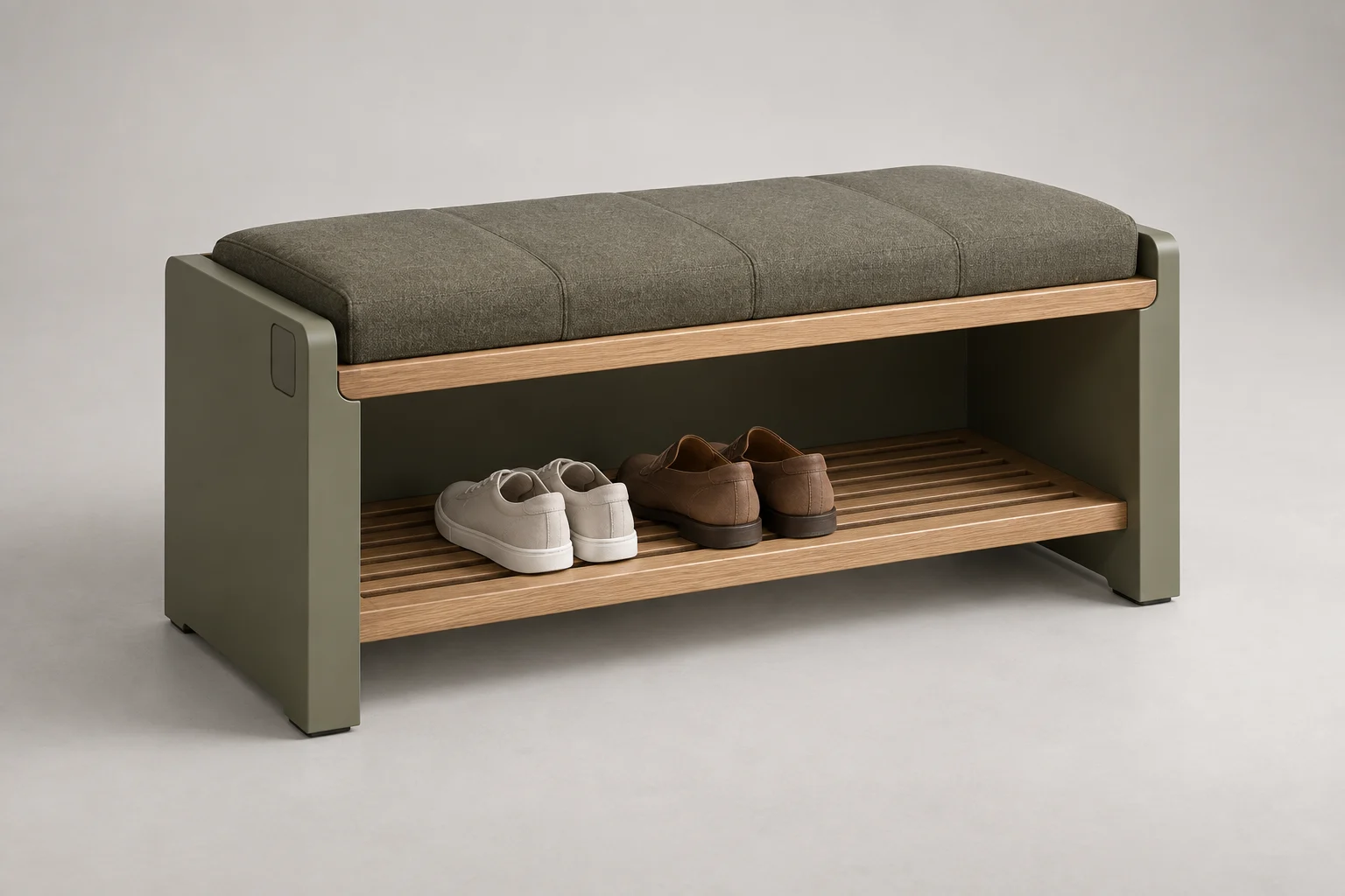 Luggage Bench — Olive Modular — C5-HT-LD-008