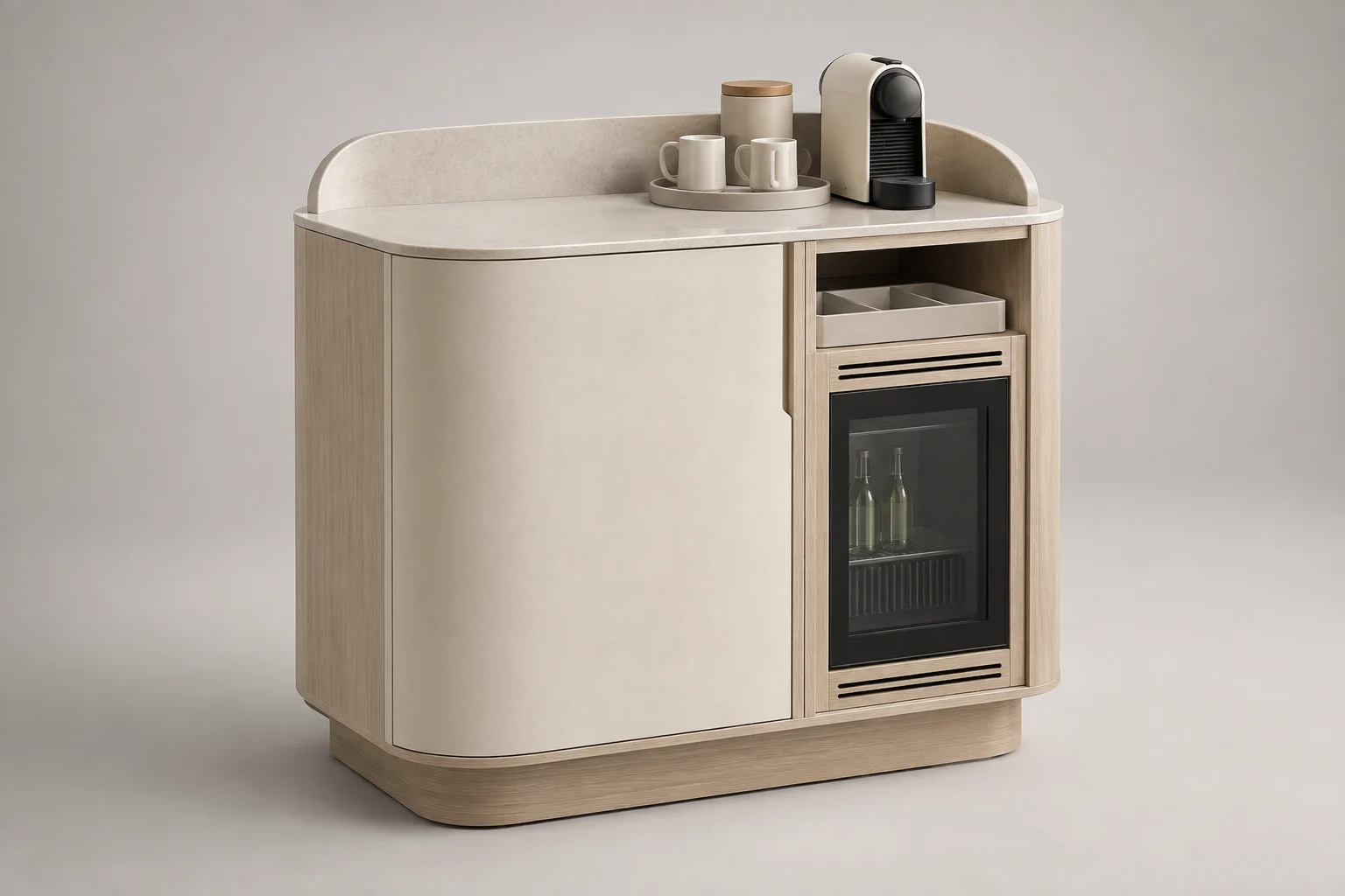 Minibar Cabinet — Soft Radius — C5-HT-MB-002