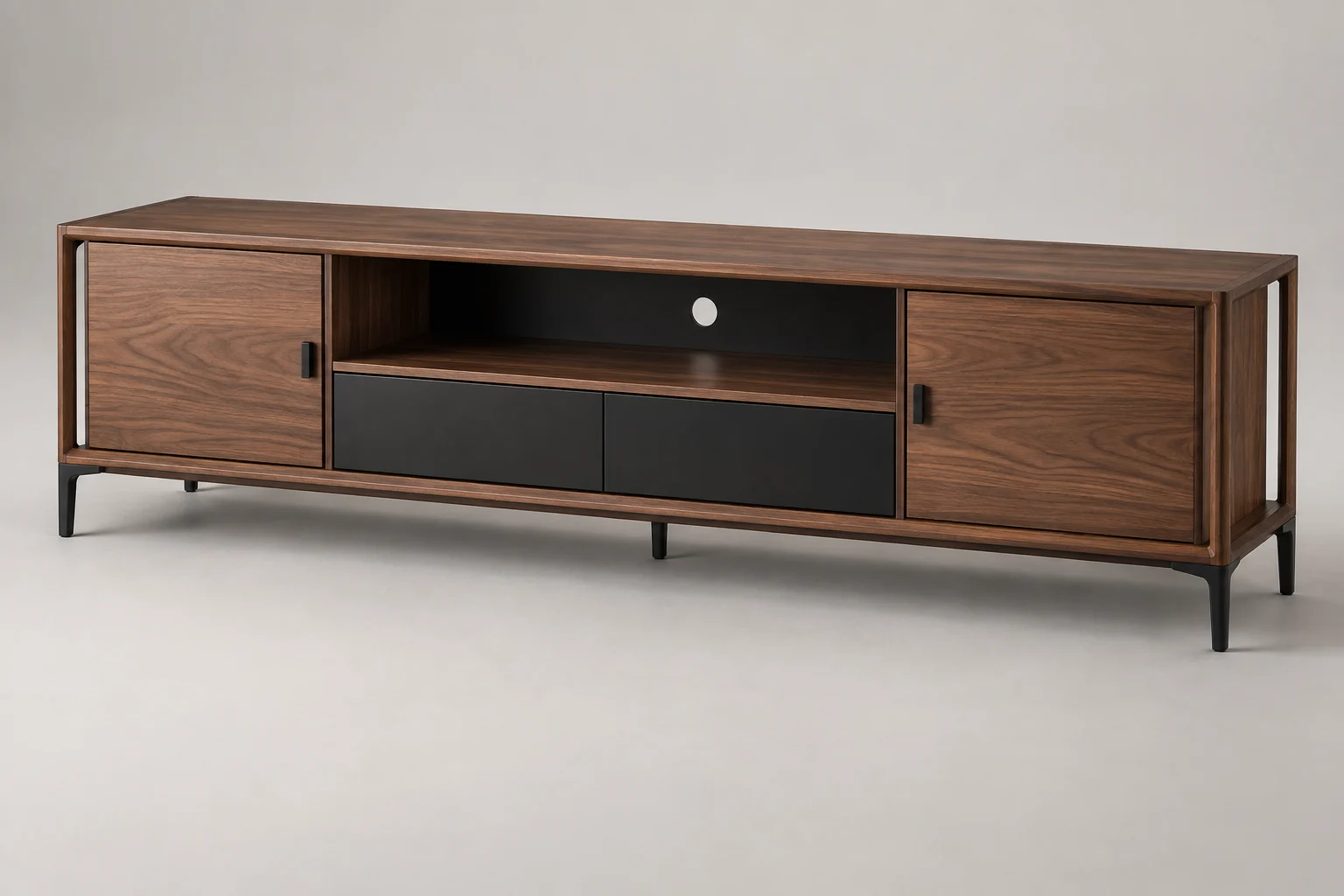 TV Console — Walnut Frame — C5-HT-TV-003
