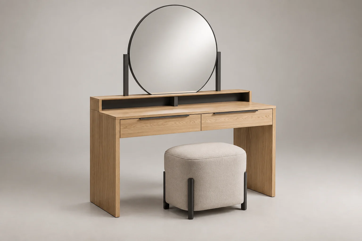 Vanity Console — Linear Oak — C5-HT-VC-001