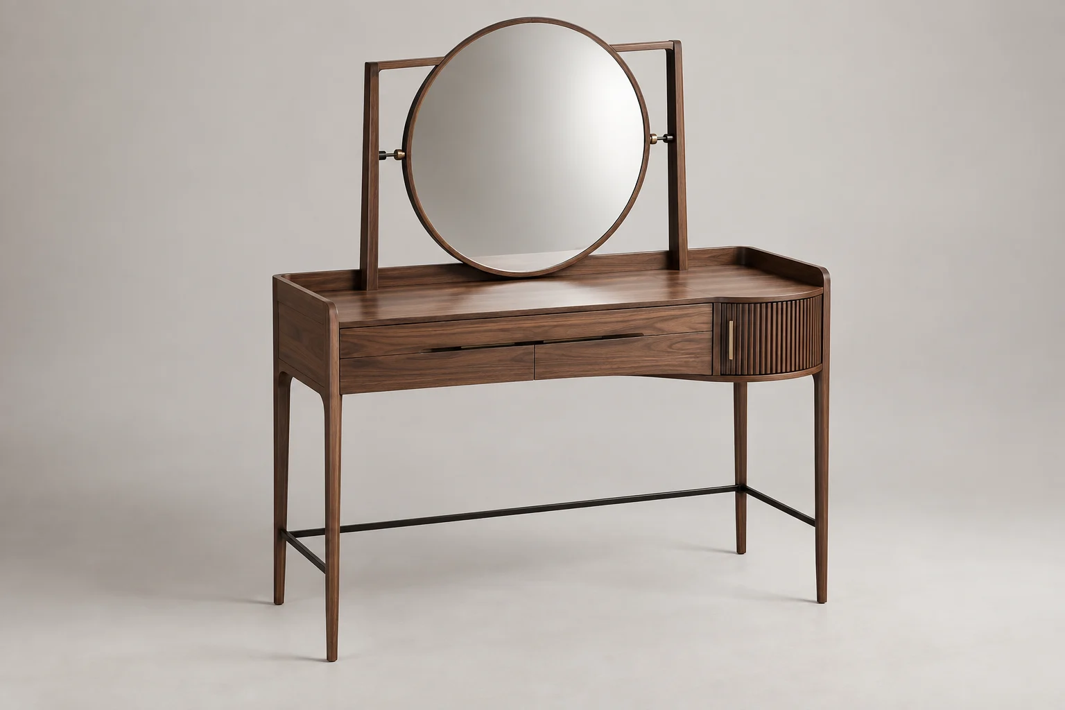 Vanity Console — Walnut Frame — C5-HT-VC-003
