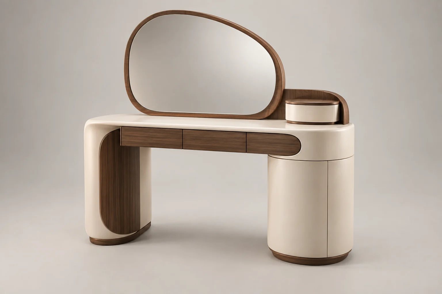 Vanity Console — Sculpted Cream — C5-HT-VC-009