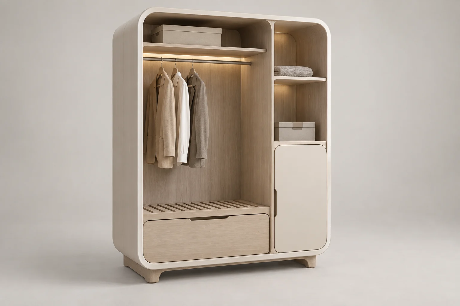 Wardrobe — Soft Radius — C5-HT-WD-002