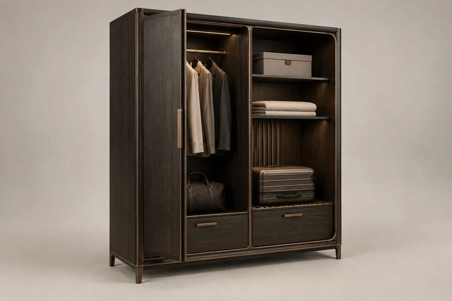 Wardrobe — Dark Bronze — C5-HT-WD-005