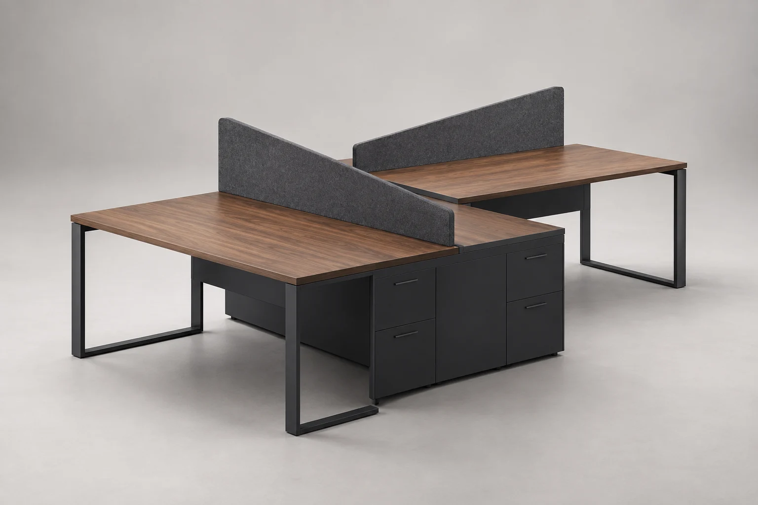 Two-Person Workstation — Two-Person Workstation 005 — C5-OF-WS2-005