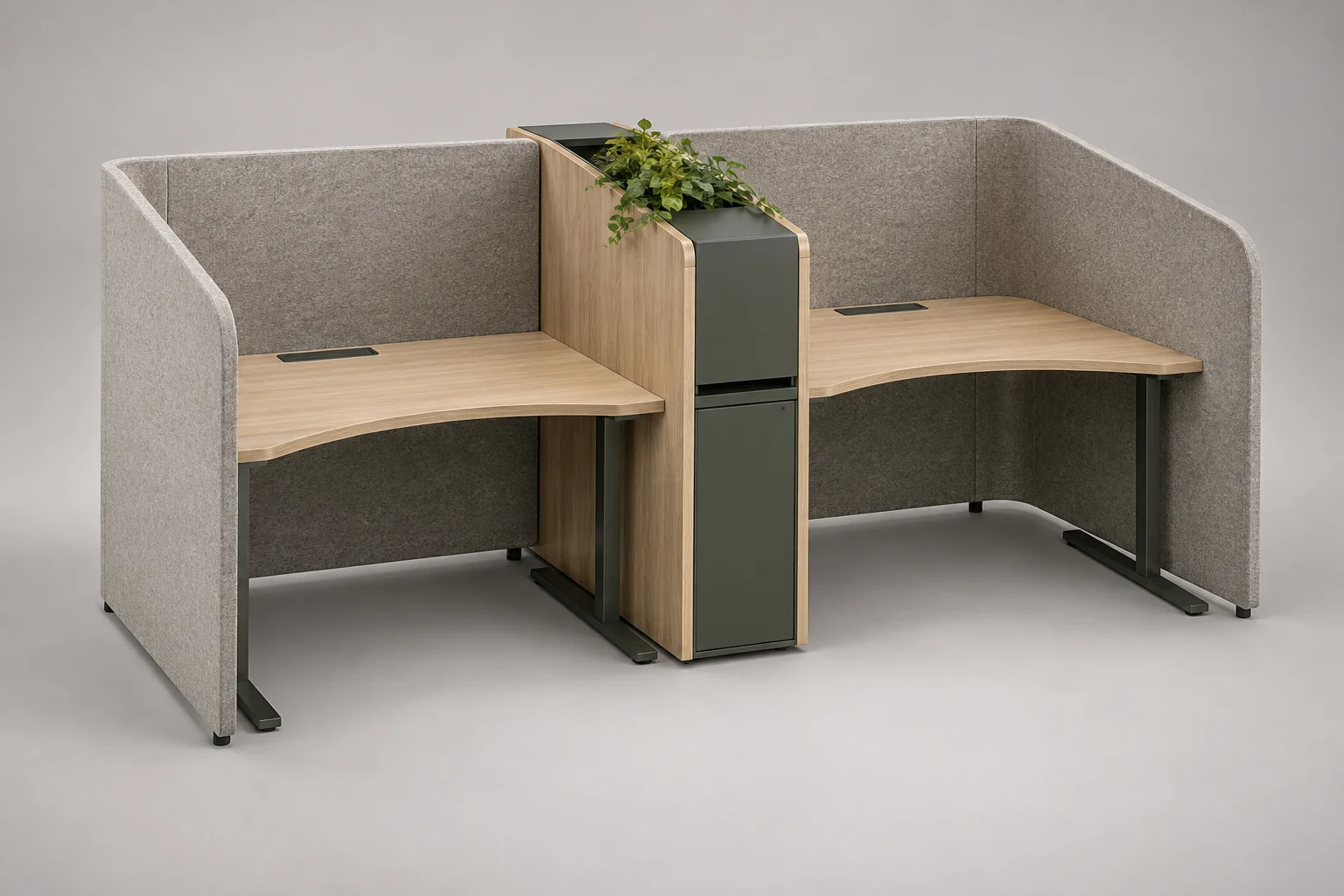 Two-Person Workstation — Two-Person Workstation 006 — C5-OF-WS2-006