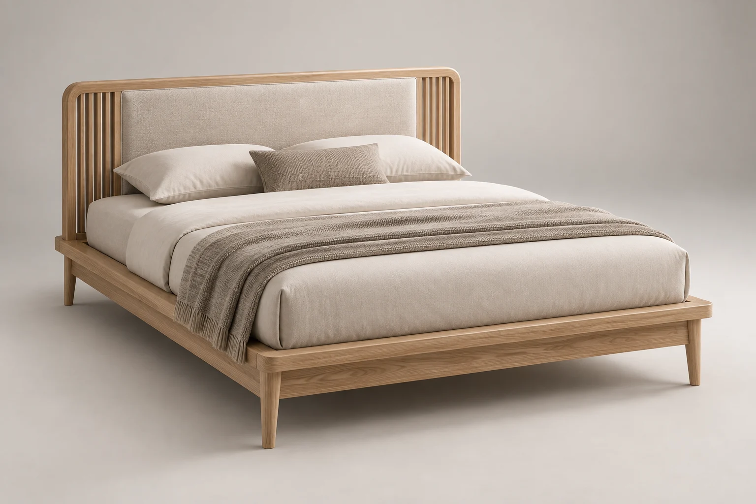 Bed — Japandi — C5-RS-BR-BD-006