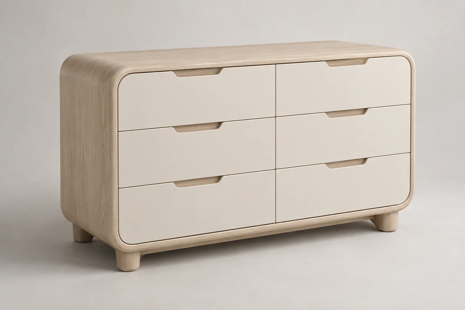 Chest of Drawers — Soft Radius — C5-RS-BR-CD-002