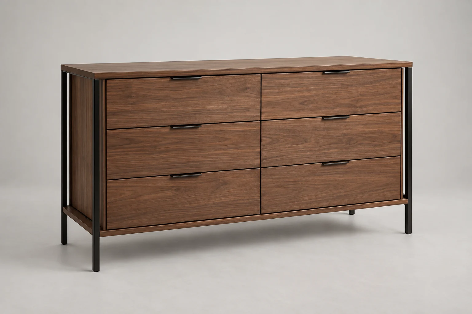 Chest of Drawers — Walnut Frame — C5-RS-BR-CD-003