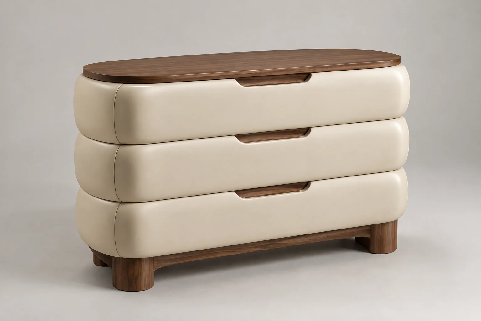 Chest of Drawers — Sculpted Cream — C5-RS-BR-CD-009