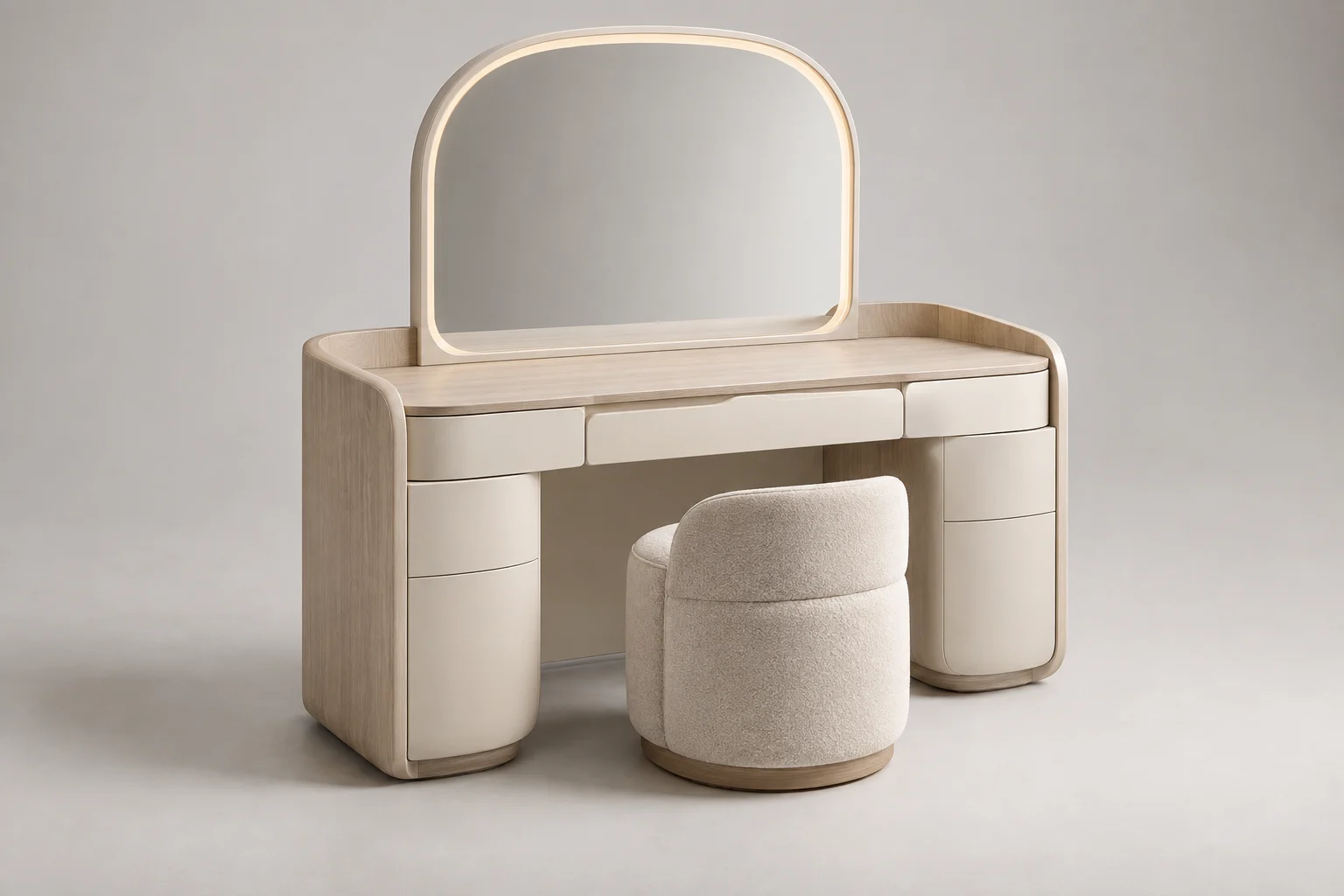 Dressing Table — Soft Radius — C5-RS-BR-DR-002