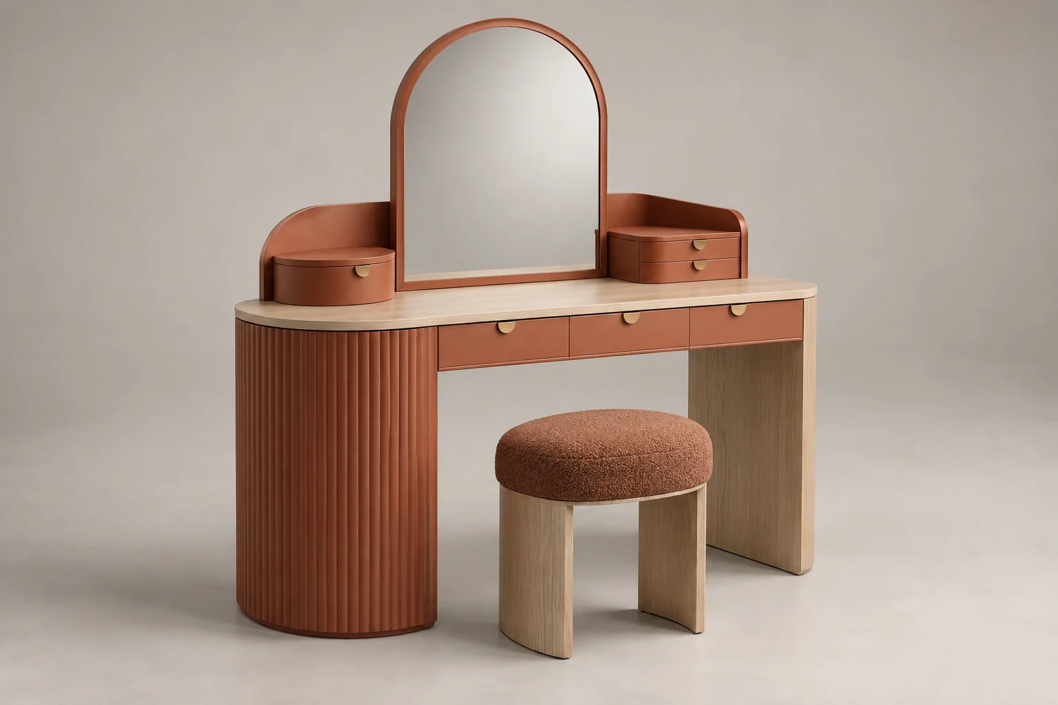 Dressing Table — Terracotta — C5-RS-BR-DR-007