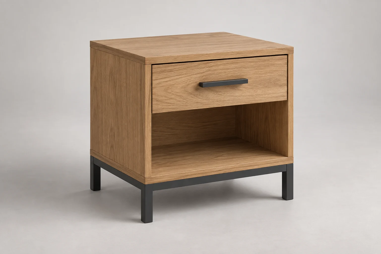 Nightstand — Linear Oak — C5-RS-BR-NS-001