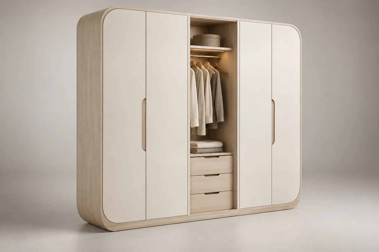 Wardrobe — Soft Radius — C5-RS-BR-WD-002