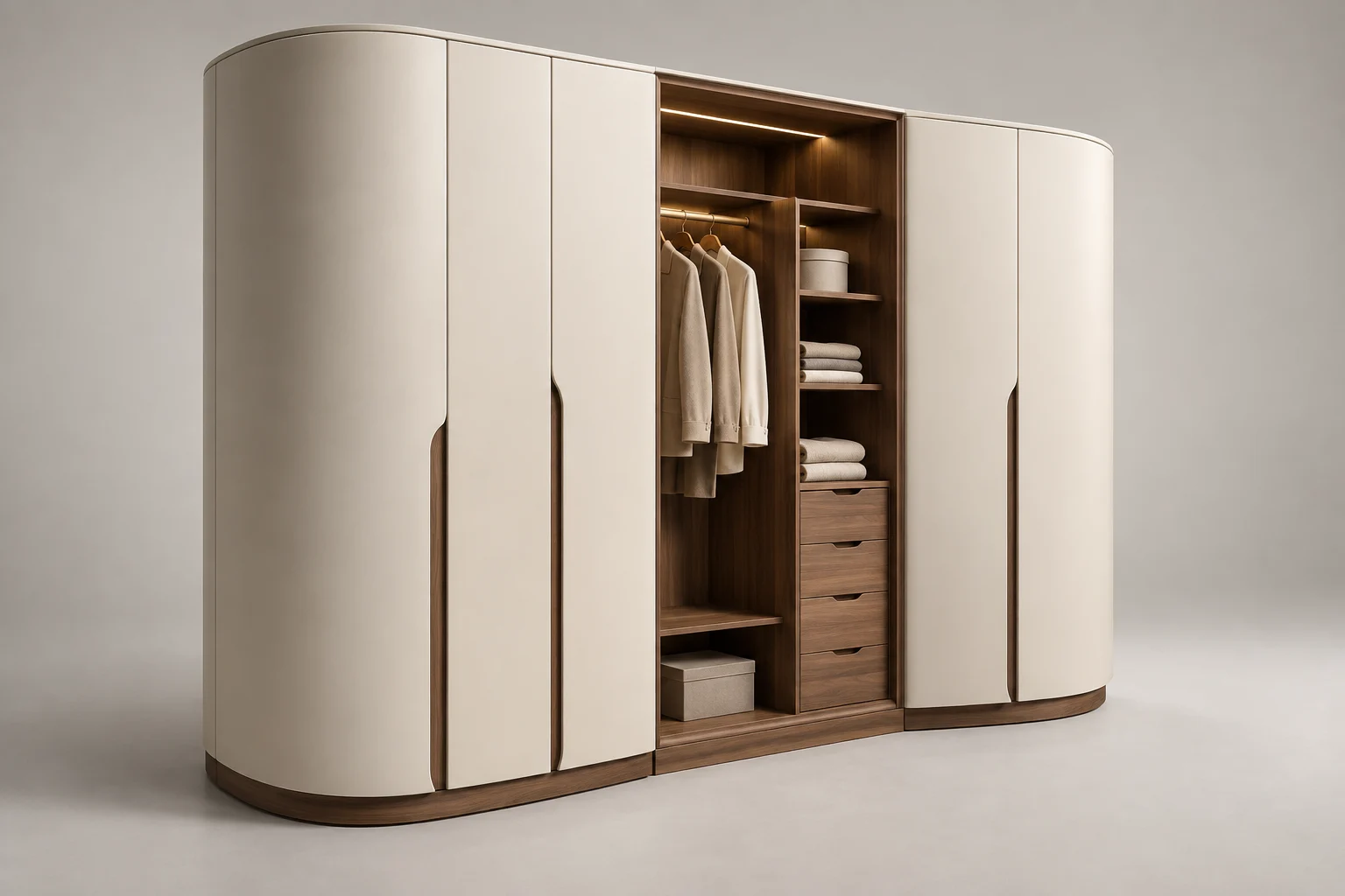 Wardrobe — Sculpted Cream — C5-RS-BR-WD-009