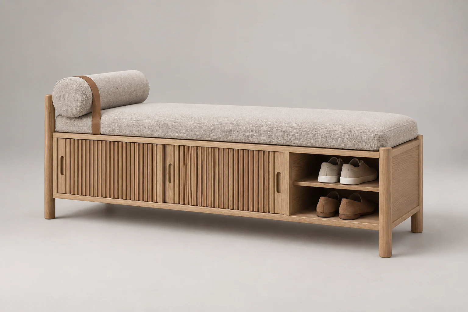 Entry Bench — Japandi — C5-RS-FY-EB-006