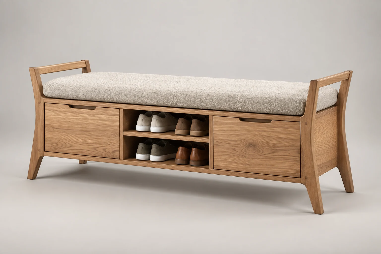 Entry Bench — Timber Craft — C5-RS-FY-EB-010