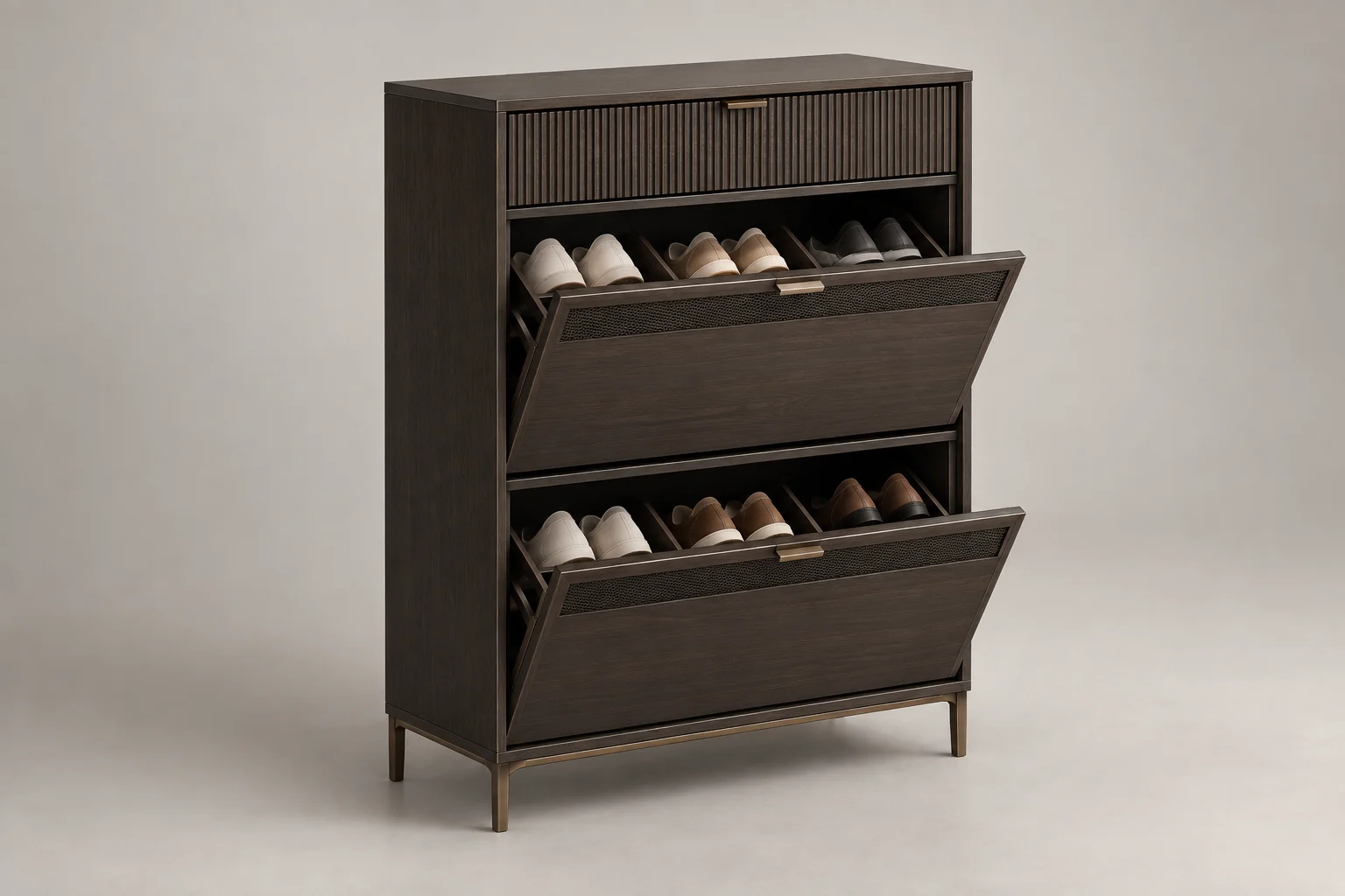 Shoe Cabinet — Dark Bronze — C5-RS-FY-SC-005