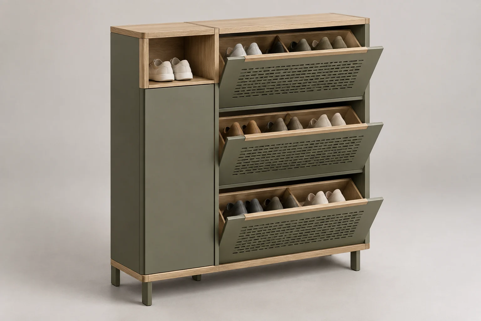 Shoe Cabinet — Olive Modular — C5-RS-FY-SC-008