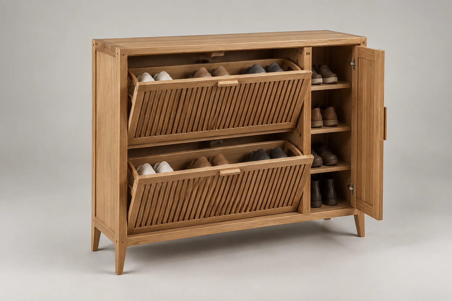 Shoe Cabinet — Timber Craft — C5-RS-FY-SC-010
