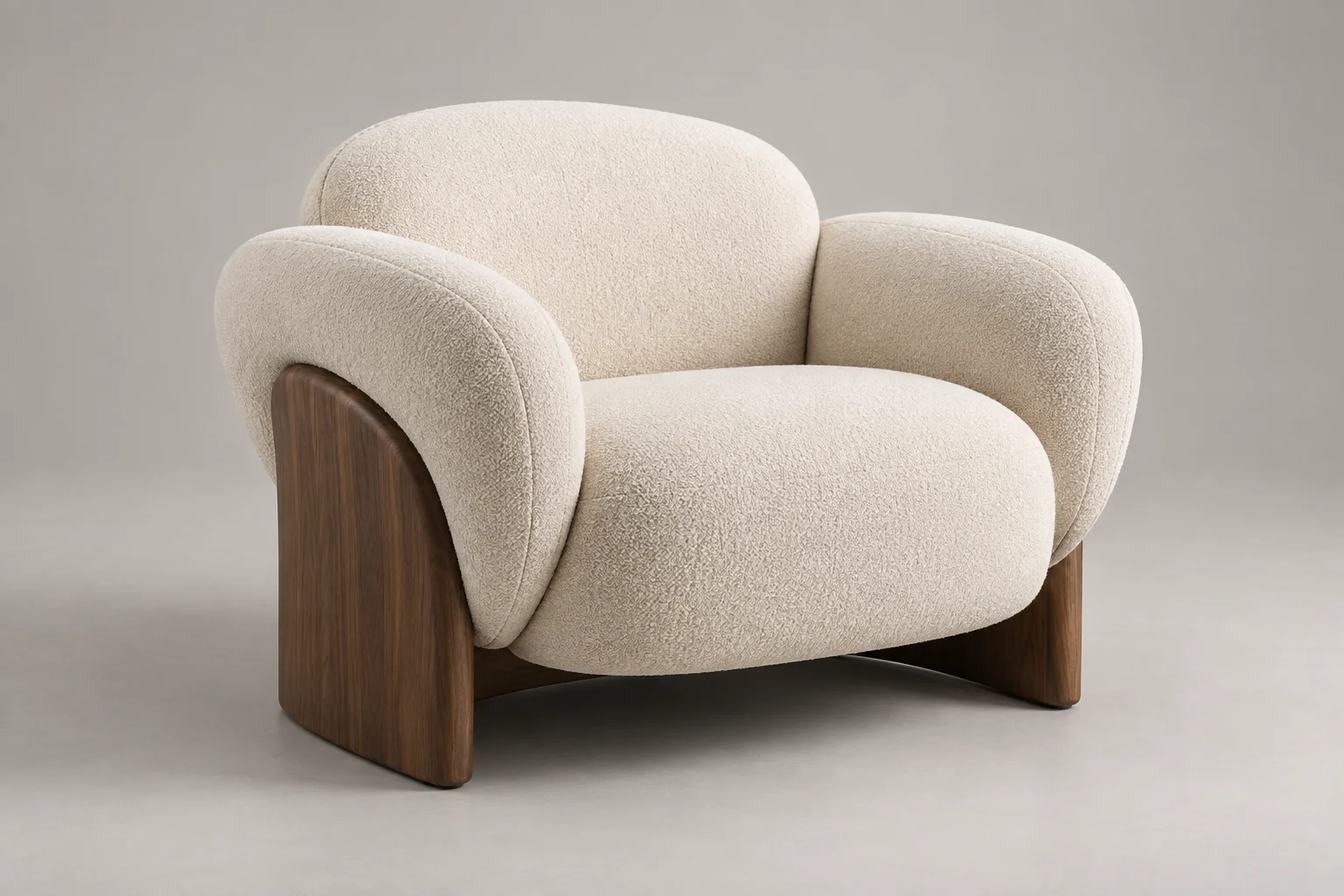 Accent Chair — Sculpted Cream — C5-RS-LV-AC-009