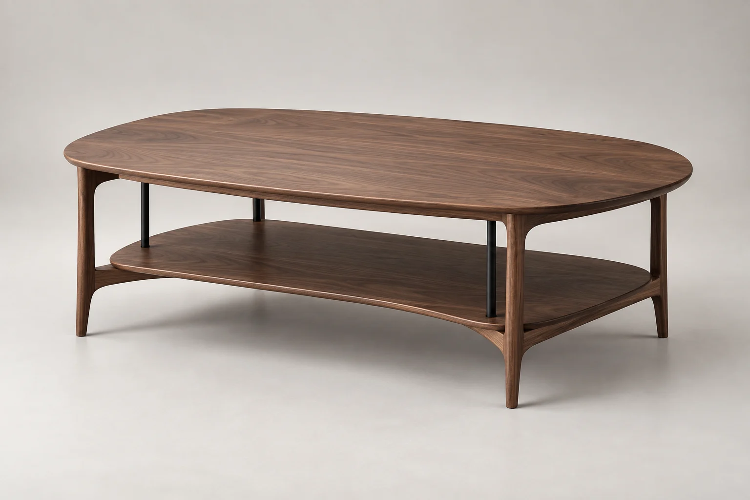 Coffee Table — Walnut Frame — C5-RS-LV-CT-003