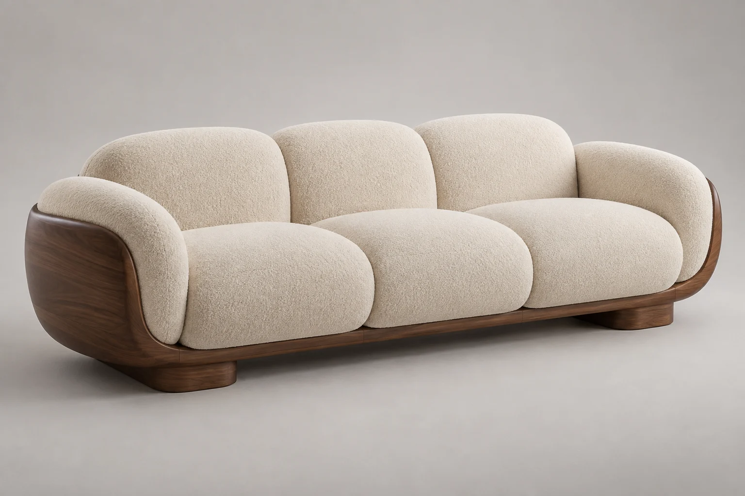 Sofa — Sculpted Cream — C5-RS-LV-SF-009