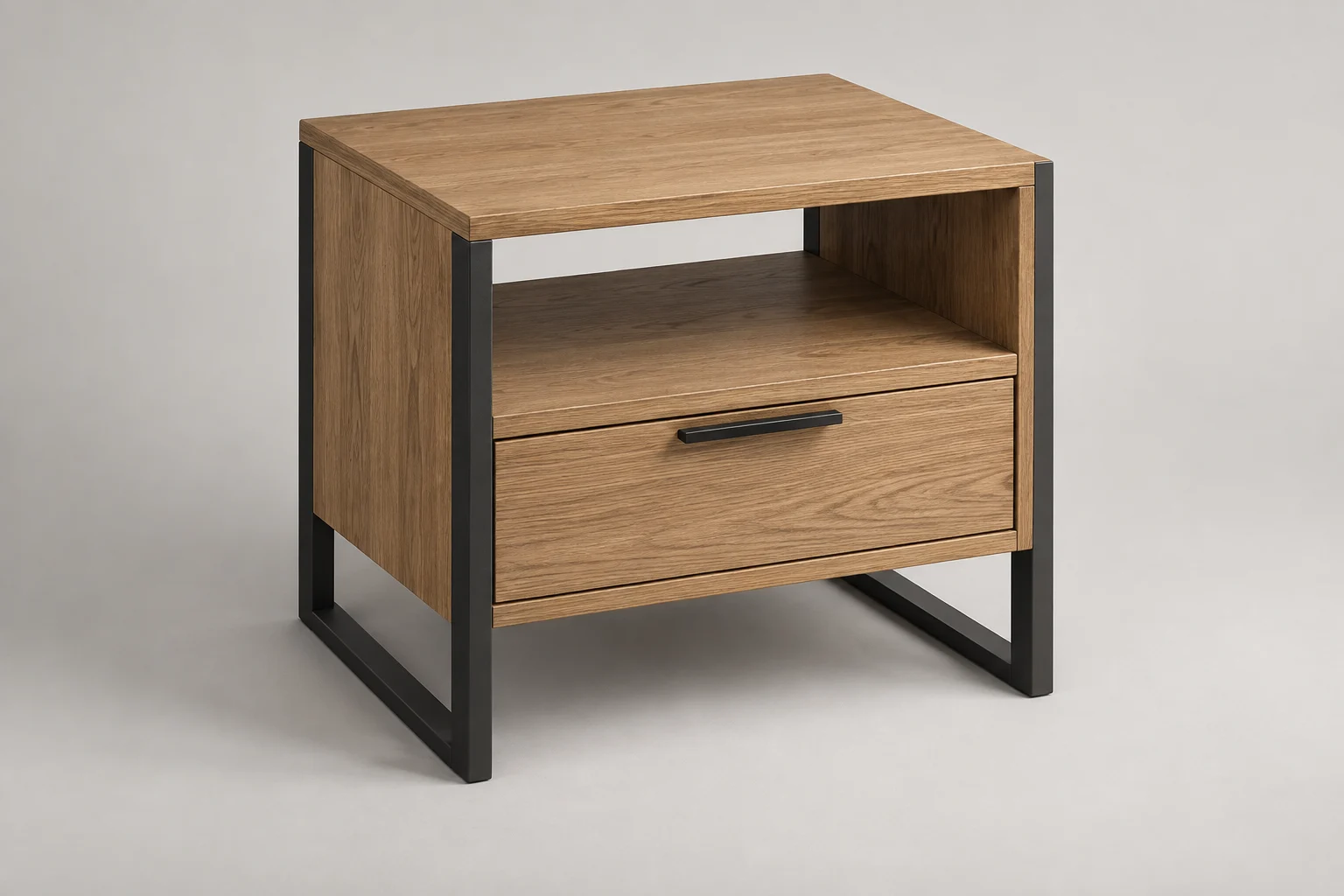 Side Table — Linear Oak — C5-RS-LV-ST-001