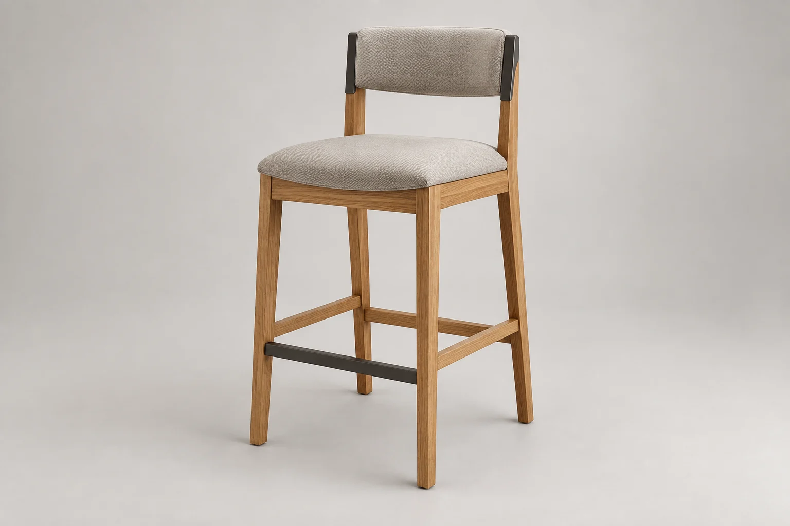 Bar Stool — Linear Oak — C5-RT-BS-001