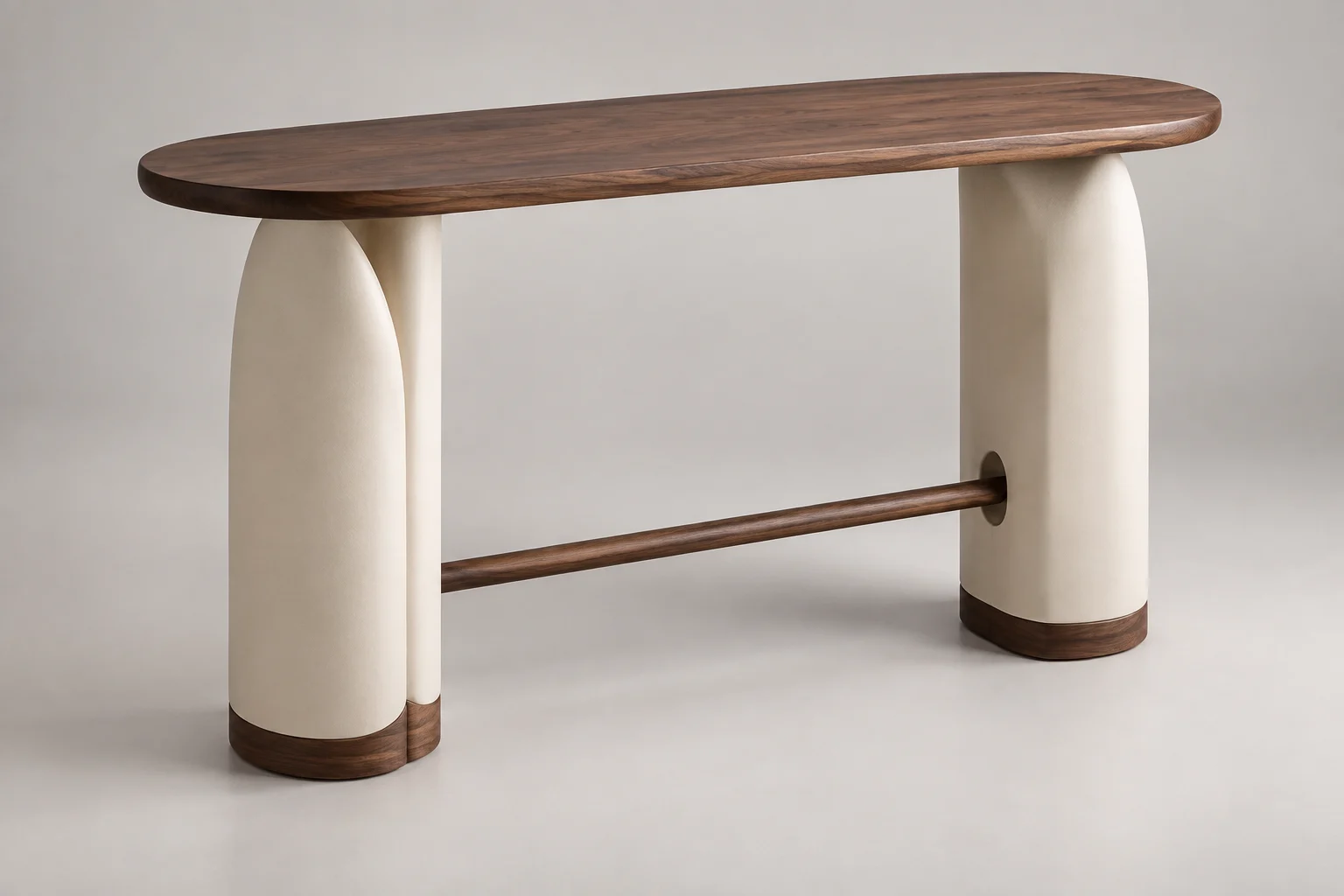 Bar Table — Sculpted Cream — C5-RT-BT-009