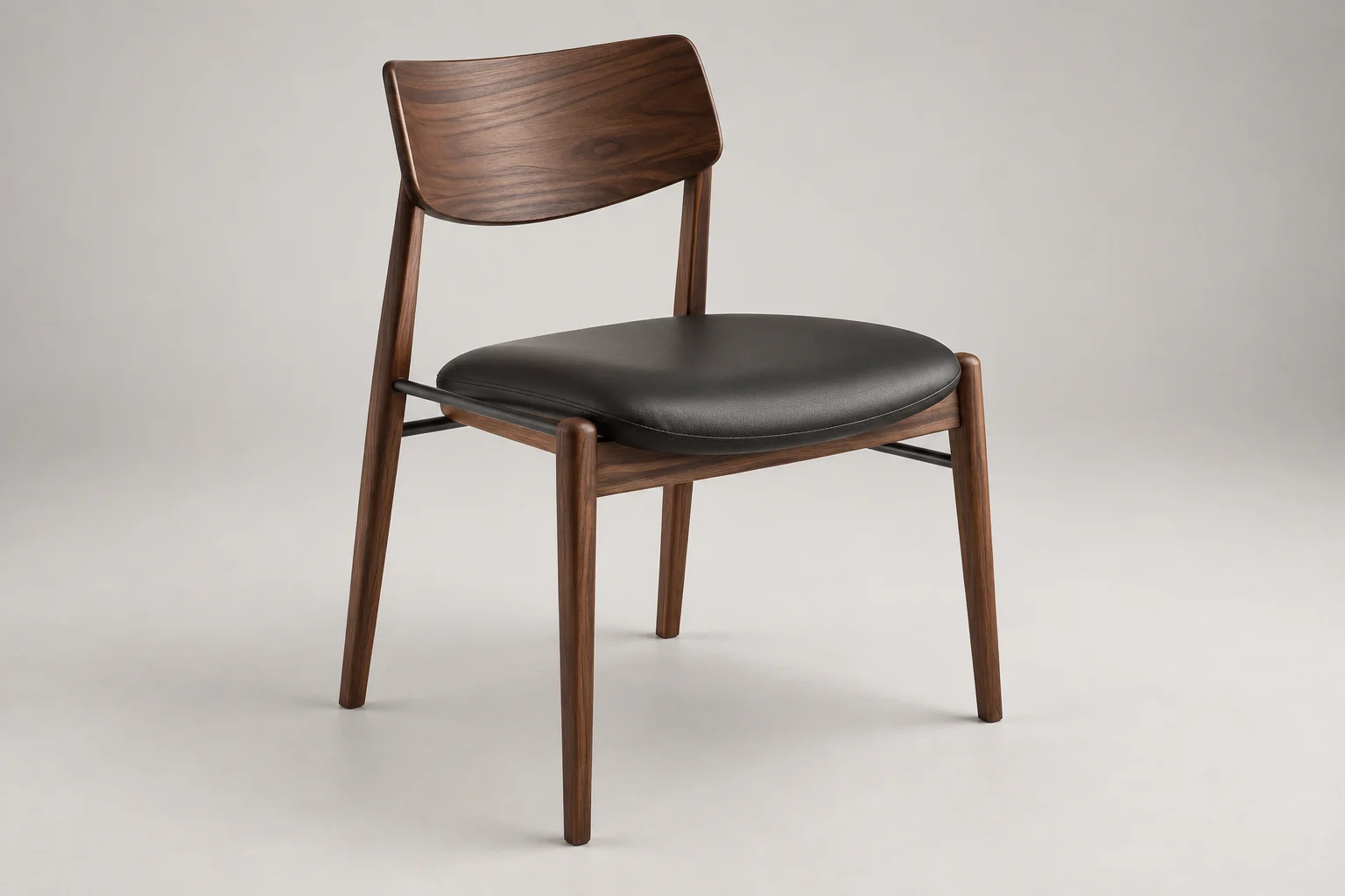 Dining Chair — Walnut Frame — C5-RT-DC-003