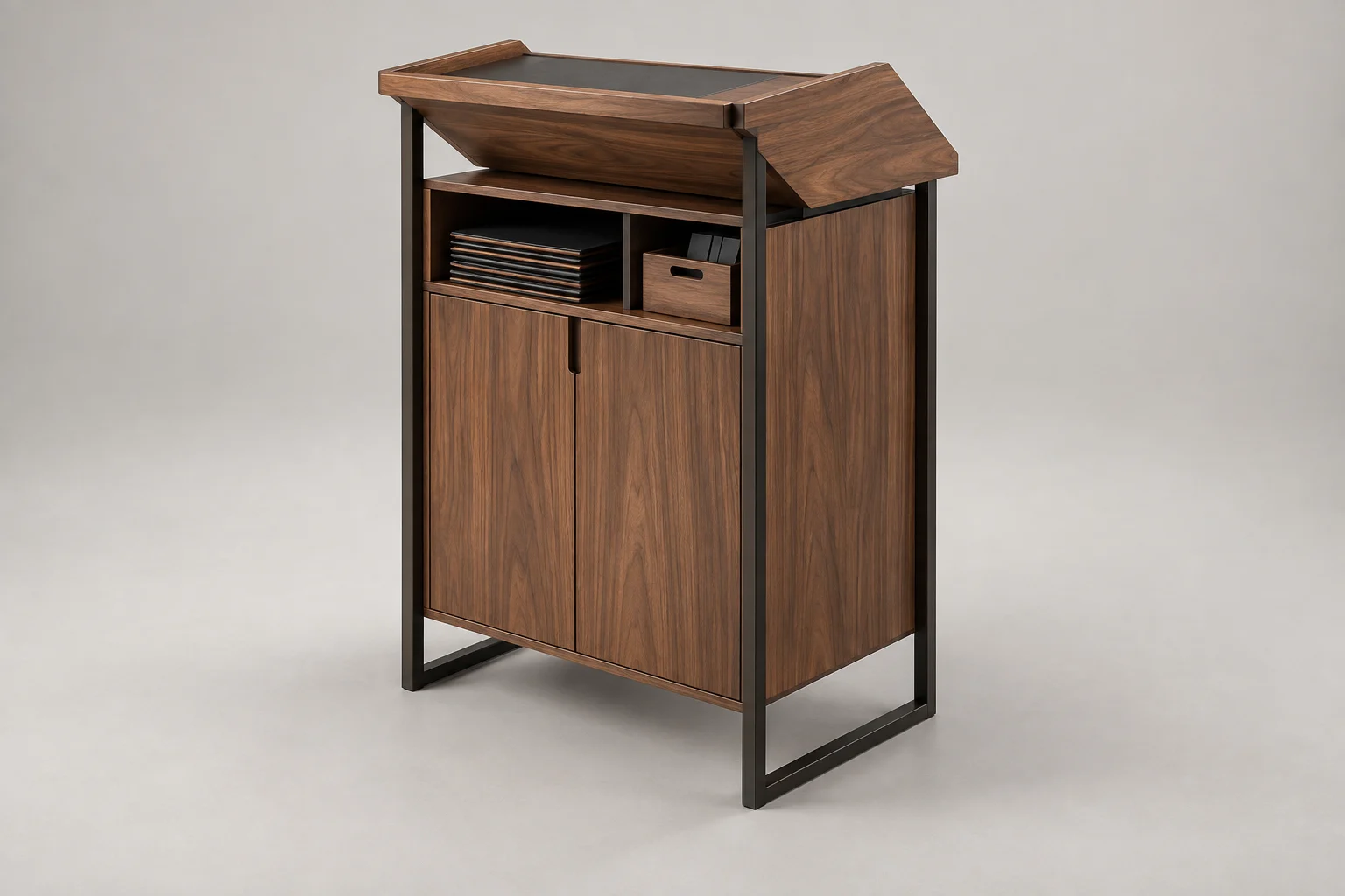 Host Counter — Walnut Frame — C5-RT-HC-003