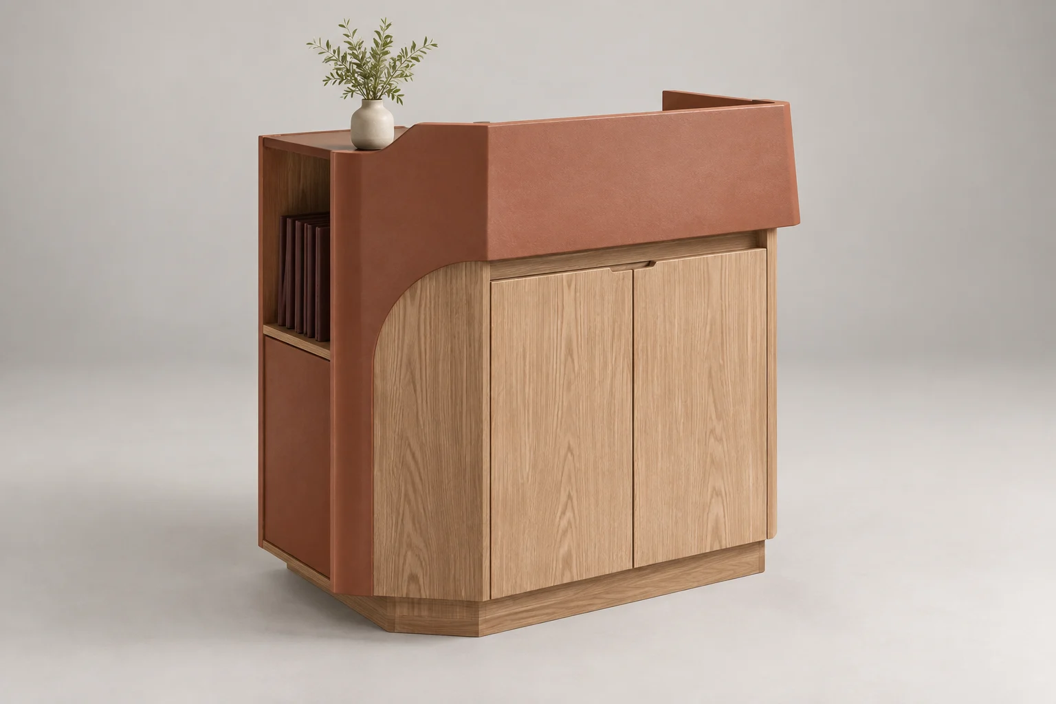 Host Counter — Terracotta — C5-RT-HC-007