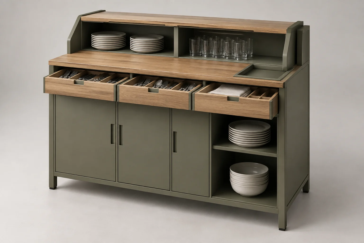 Service Station — Olive Modular — C5-RT-SS-008